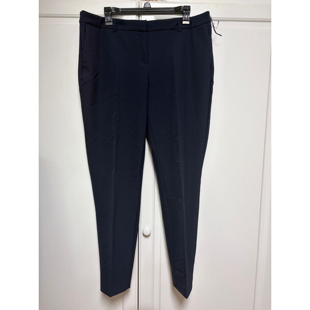 Eliane Rose Navy Blue Dress Pants Size 14 Tapered Leg Career Workwear